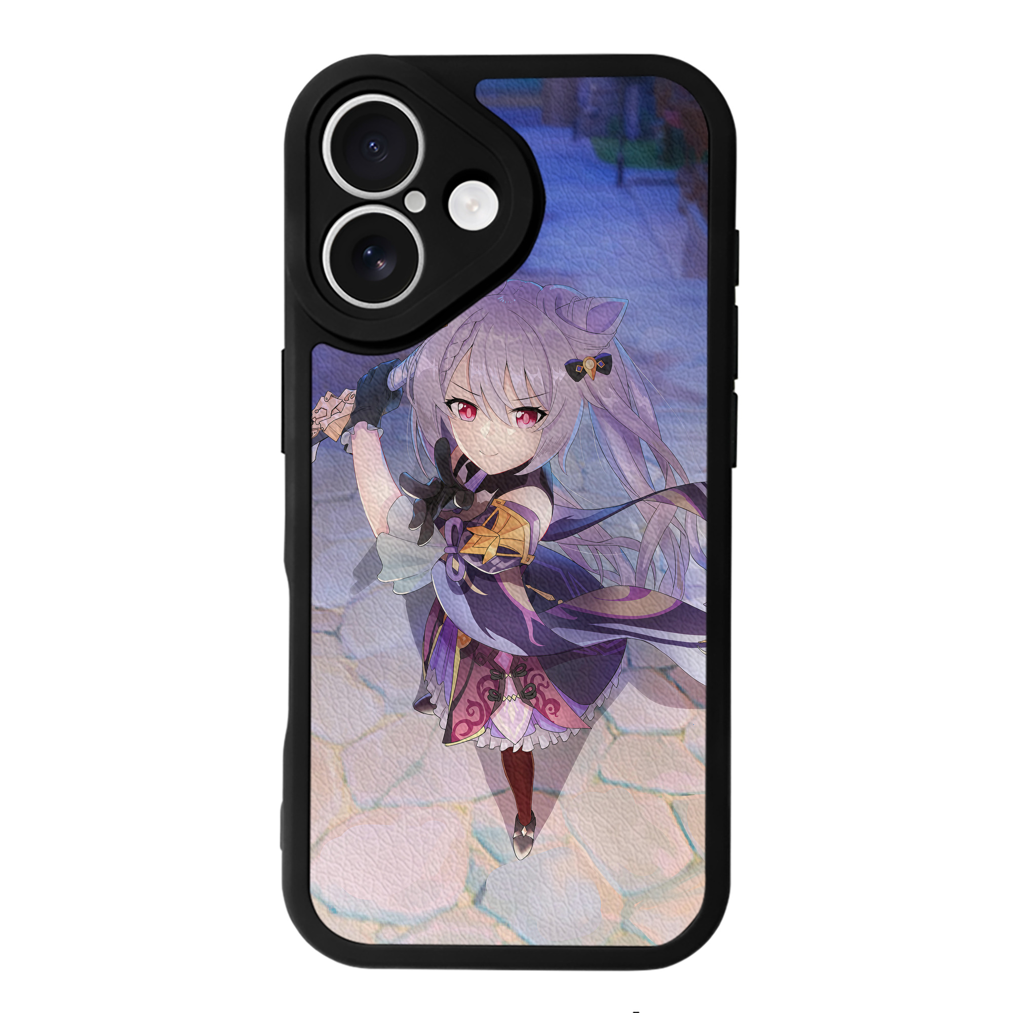げんし神 genshin 【iPhone 16シリーズ対応】シリコンスマホケース（レザー調） 材質：シリコン